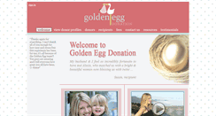Desktop Screenshot of goldeneggdonation.com